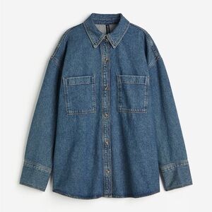 H&M Oversized Denim Shirt